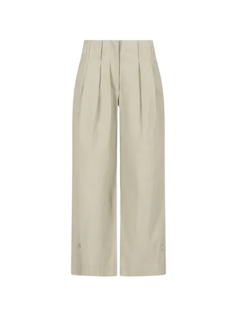 Low Classic pleated wide-leg trousers