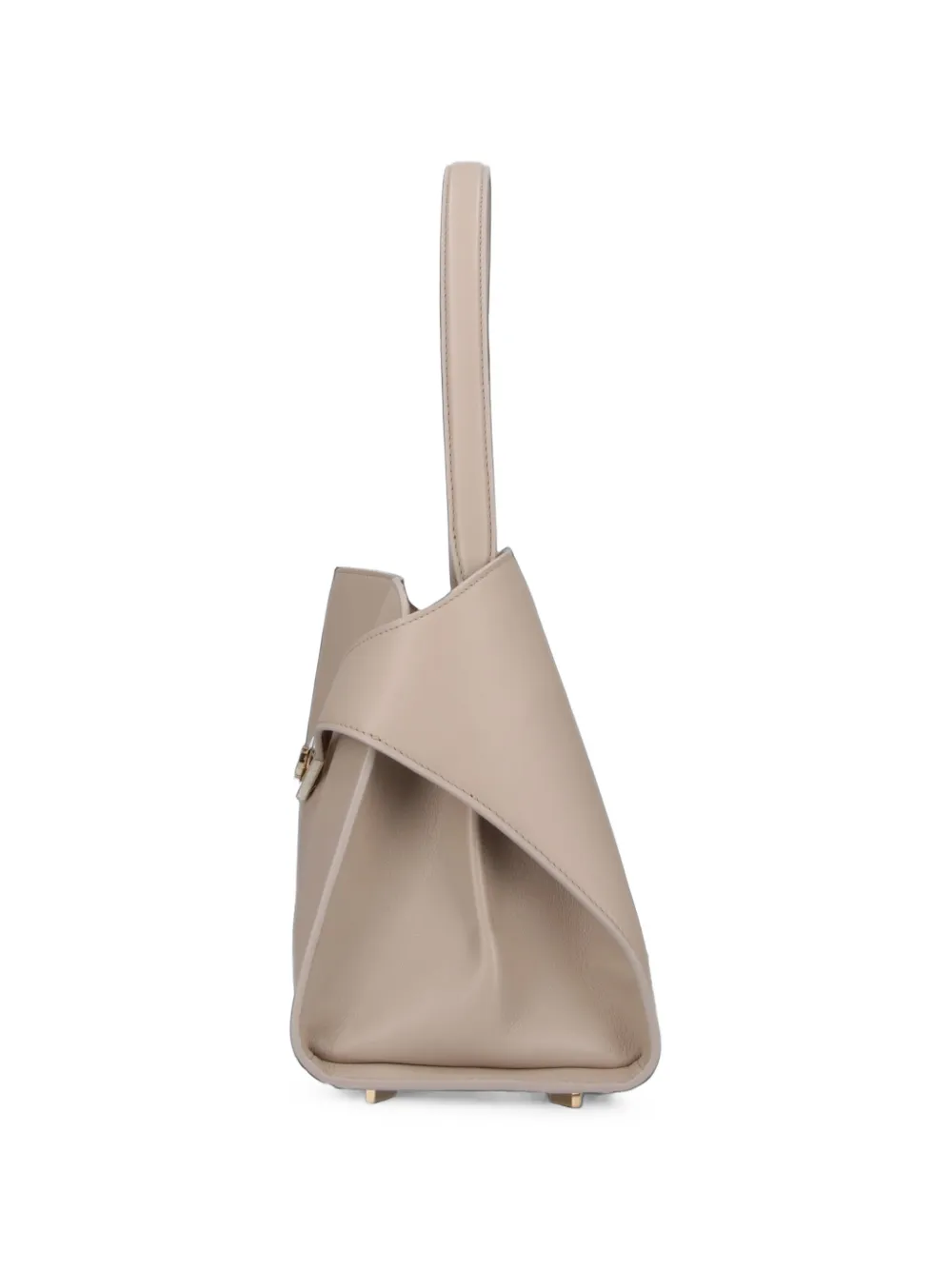 Ferragamo Hug Soft tweekleurige schoudertas (M) Beige