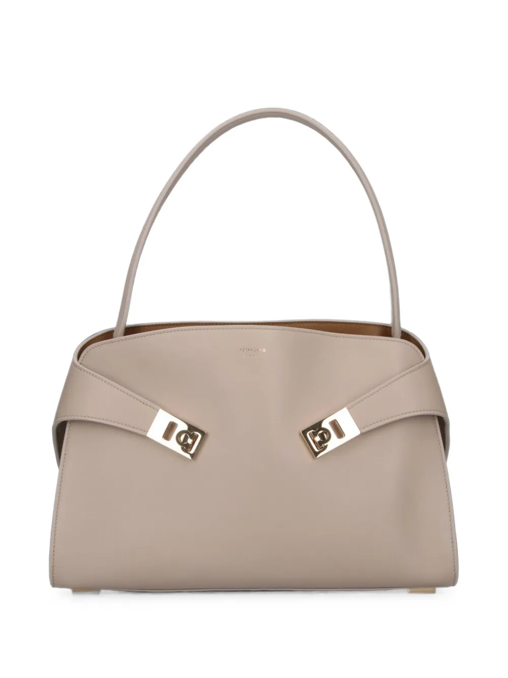 Ferragamo Hug Soft bicolor shoulder bag (M) · OS