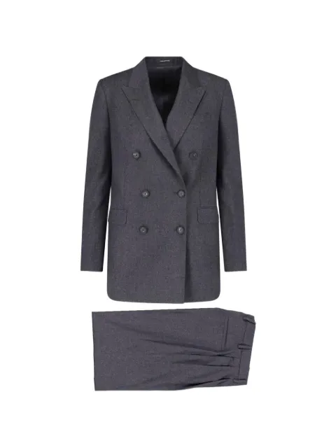 Tagliatore double-breasted wool-blend suit