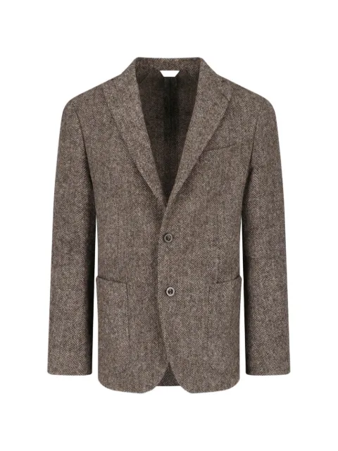 Boglioli herringbone-pattern wool blazer
