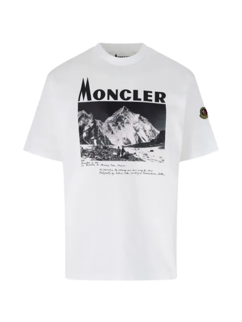 Moncler K2 print short-sleeve cotton jersey T-shirt