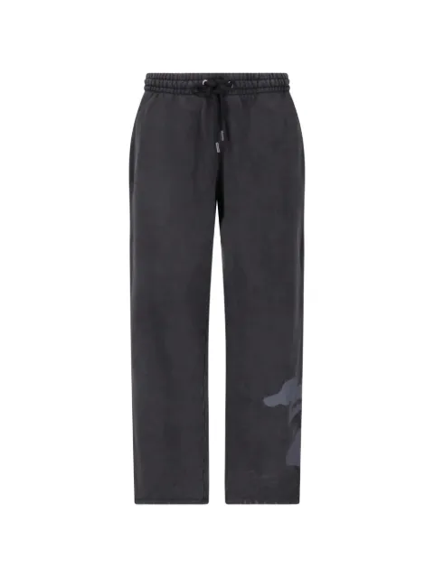 Off-White logo-print drawstring track pants
