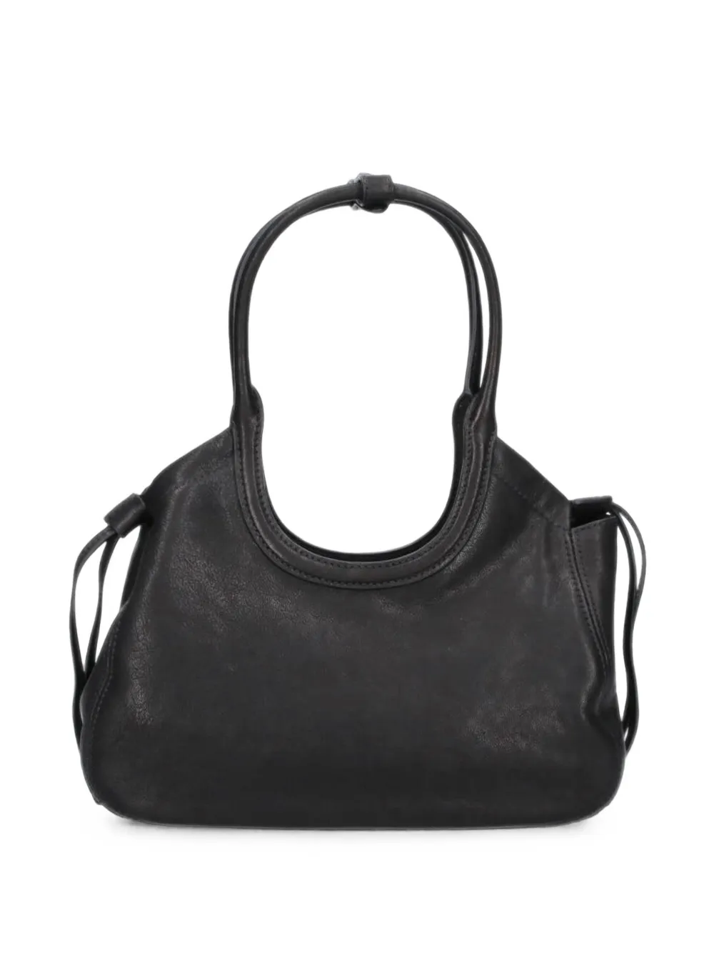 Miu Ivy nappaleren shopper Zwart