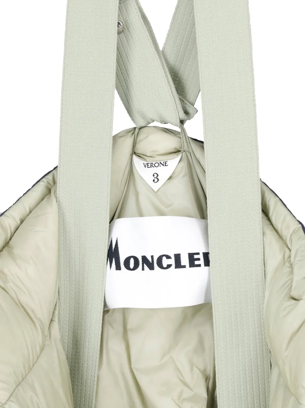 Moncler Verone short down jacket Blauw