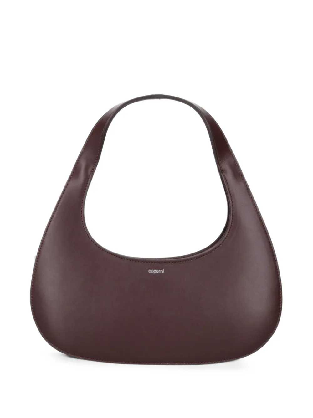 Coperni Loop Swipe leather shoulder bag - Brown