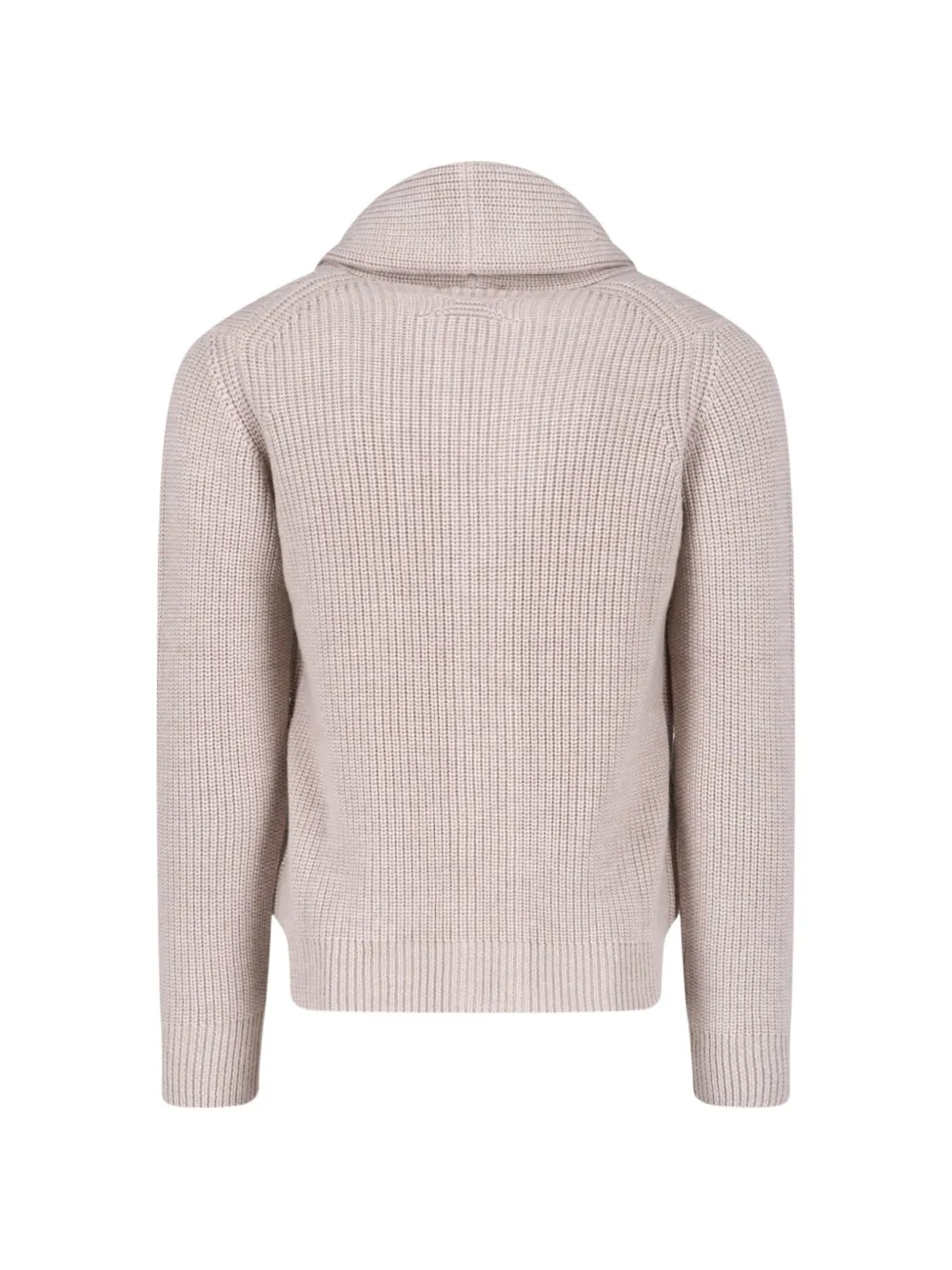 Drumohr Grofgebreid vest Beige