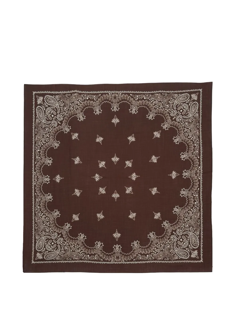 Destin paisley-print bandana - Marrone
