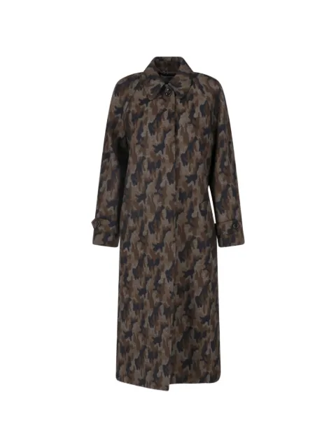 Lardini camouflage-print coat