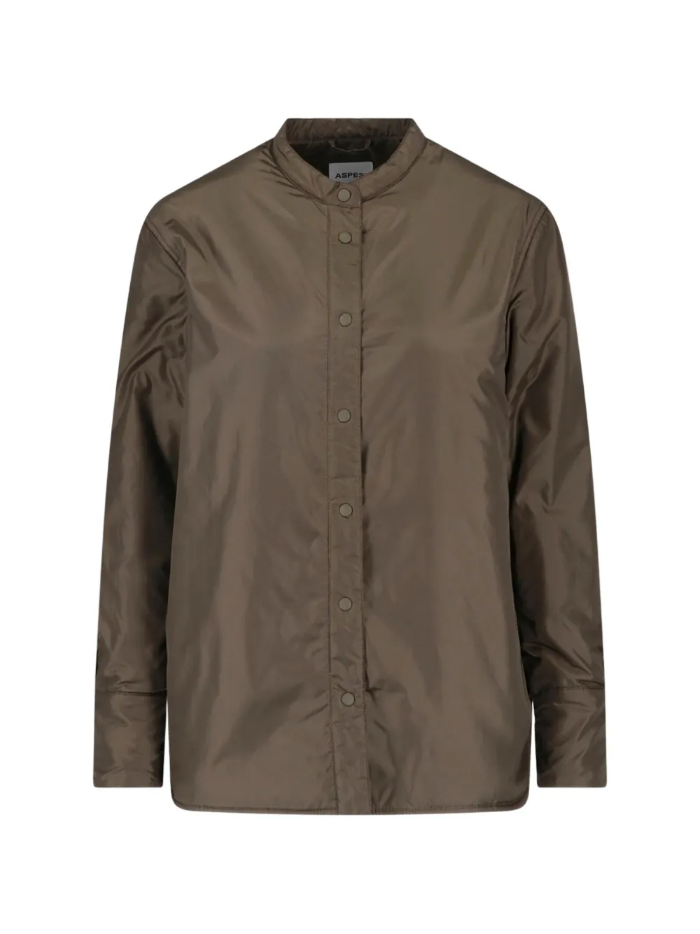 ASPESI Glue band-collar shirt