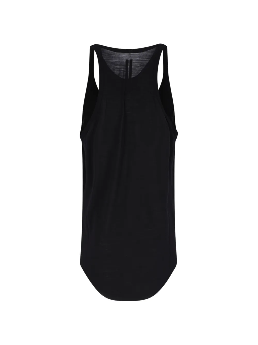 Rick Owens Ribgebreide tanktop Zwart