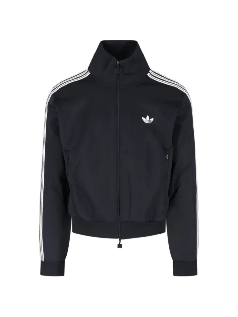 adidas logo-print side-stripe sweater