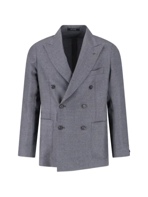 Tagliatore double-breasted peak-lapel jacket