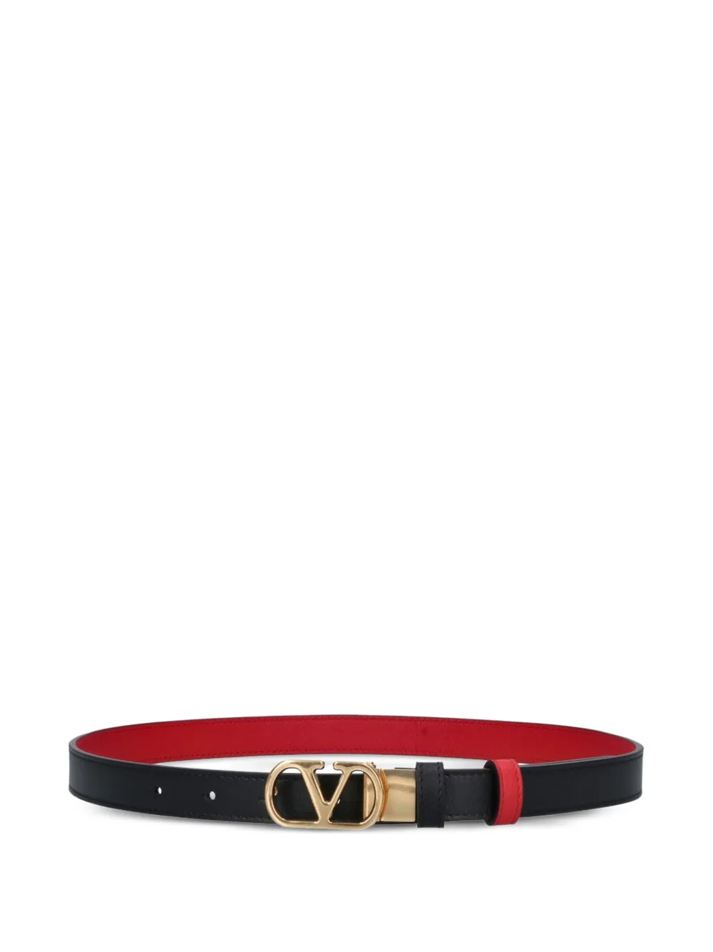 Valentino Garavani Leren riem Zwart