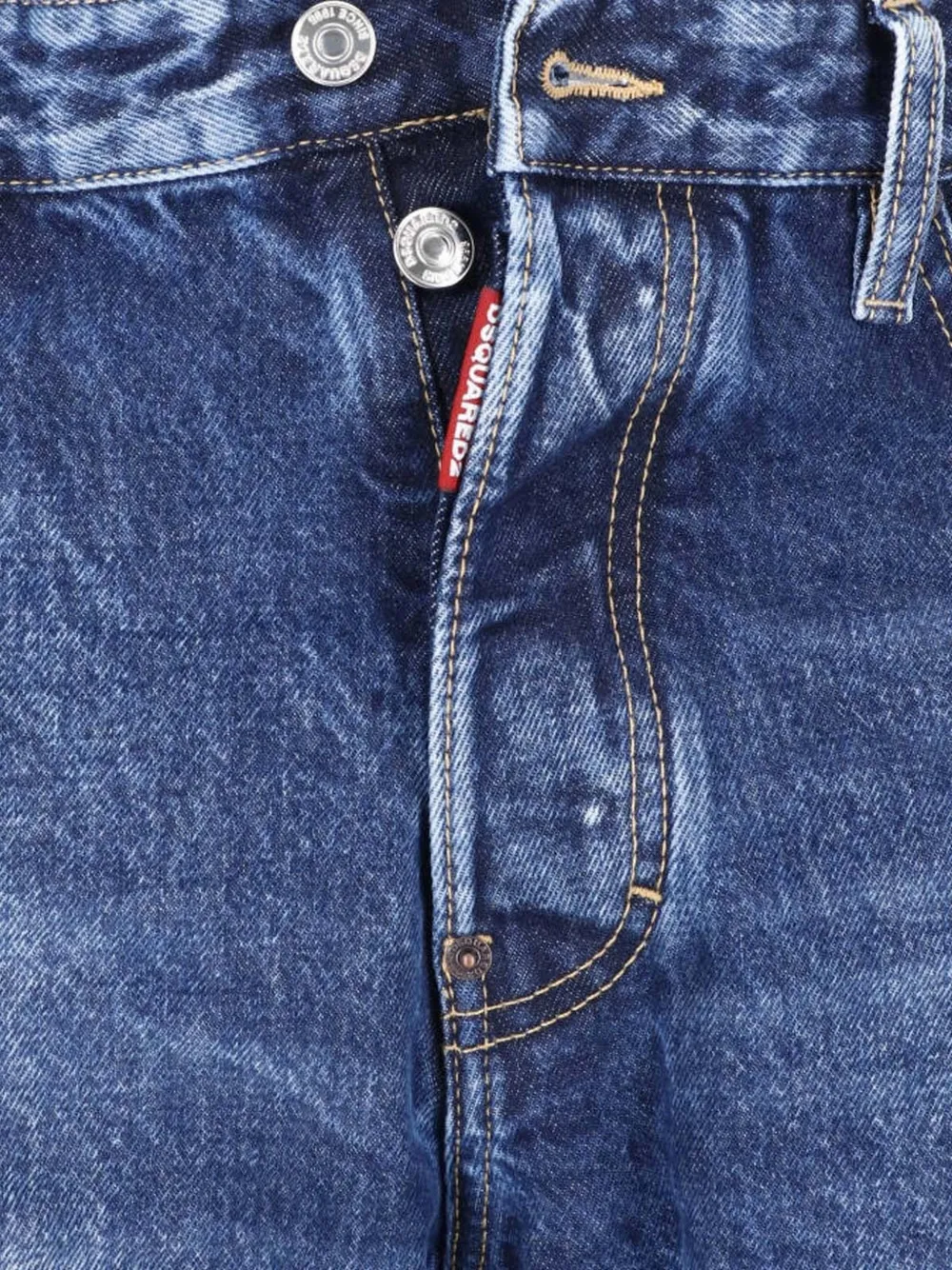 DSQUARED2 Dark Highlight 70s jeans Blauw