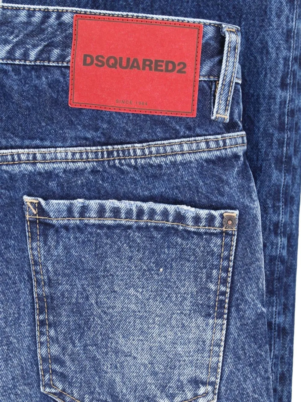 DSQUARED2 Dark Highlight 70s jeans Blauw
