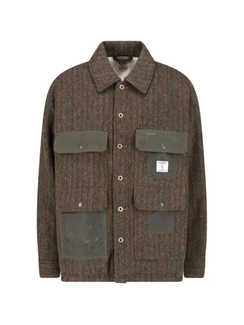 Roy Rogers herringbone-pattern shirt jacket