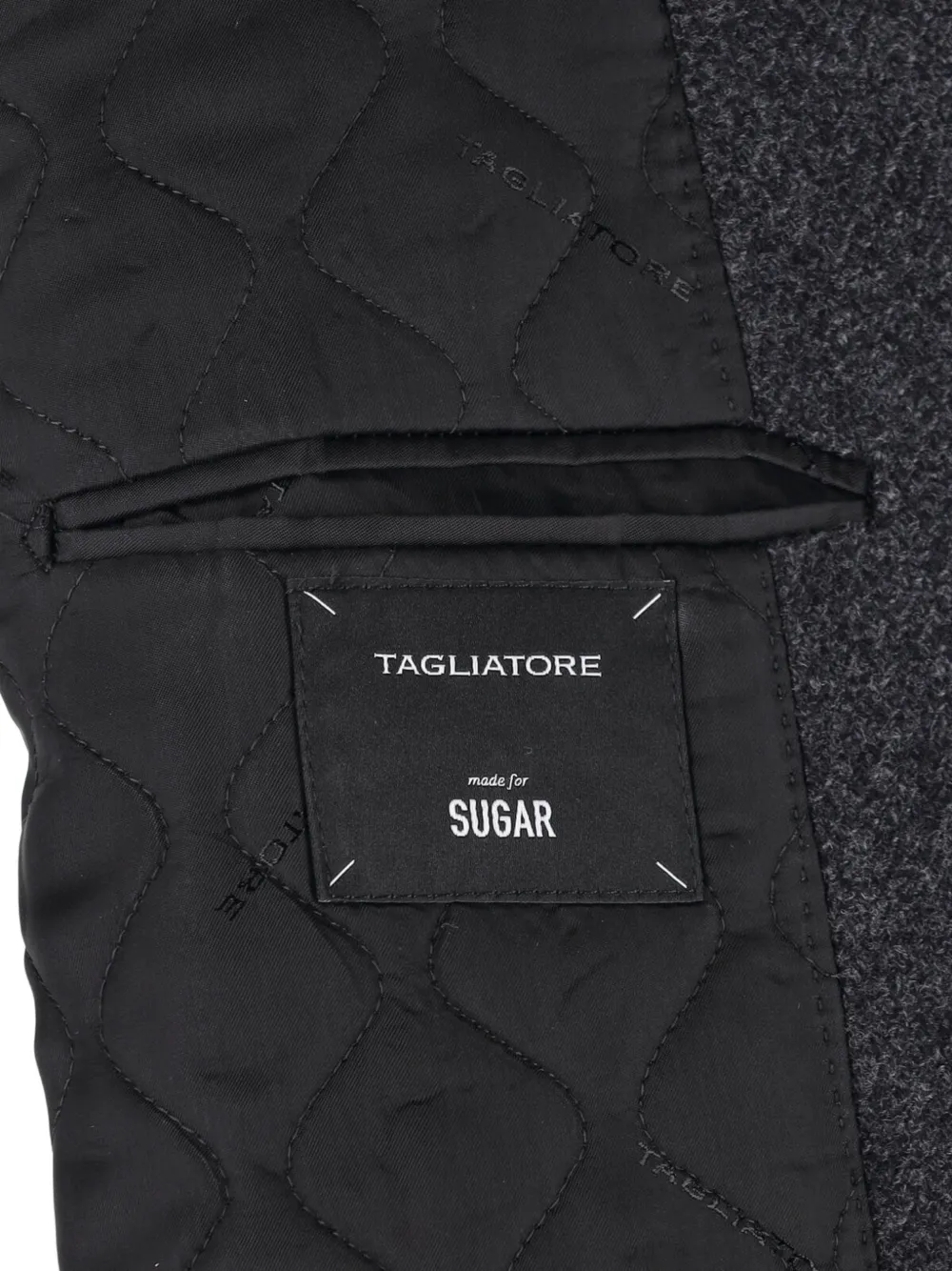 Tagliatore double-breasted coat Grijs