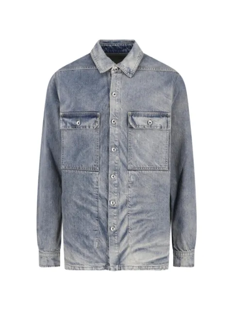 Rick Owens DRKSHDW webbing-strap denim jacket