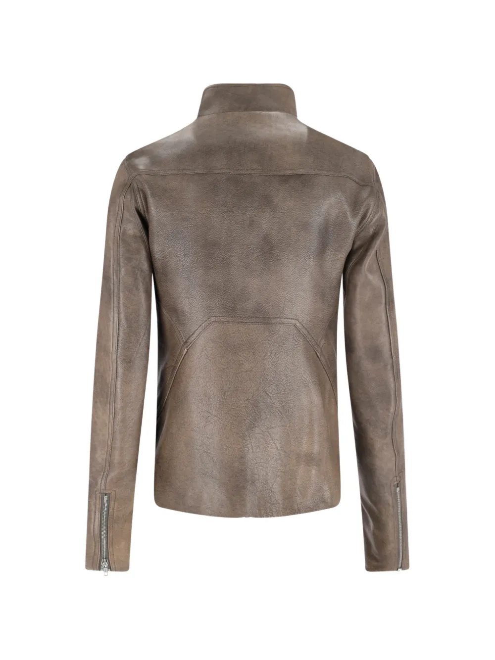Rick Owens Leren jack Bruin