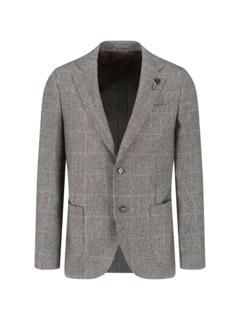 Lardini blazer en laine à carreaux