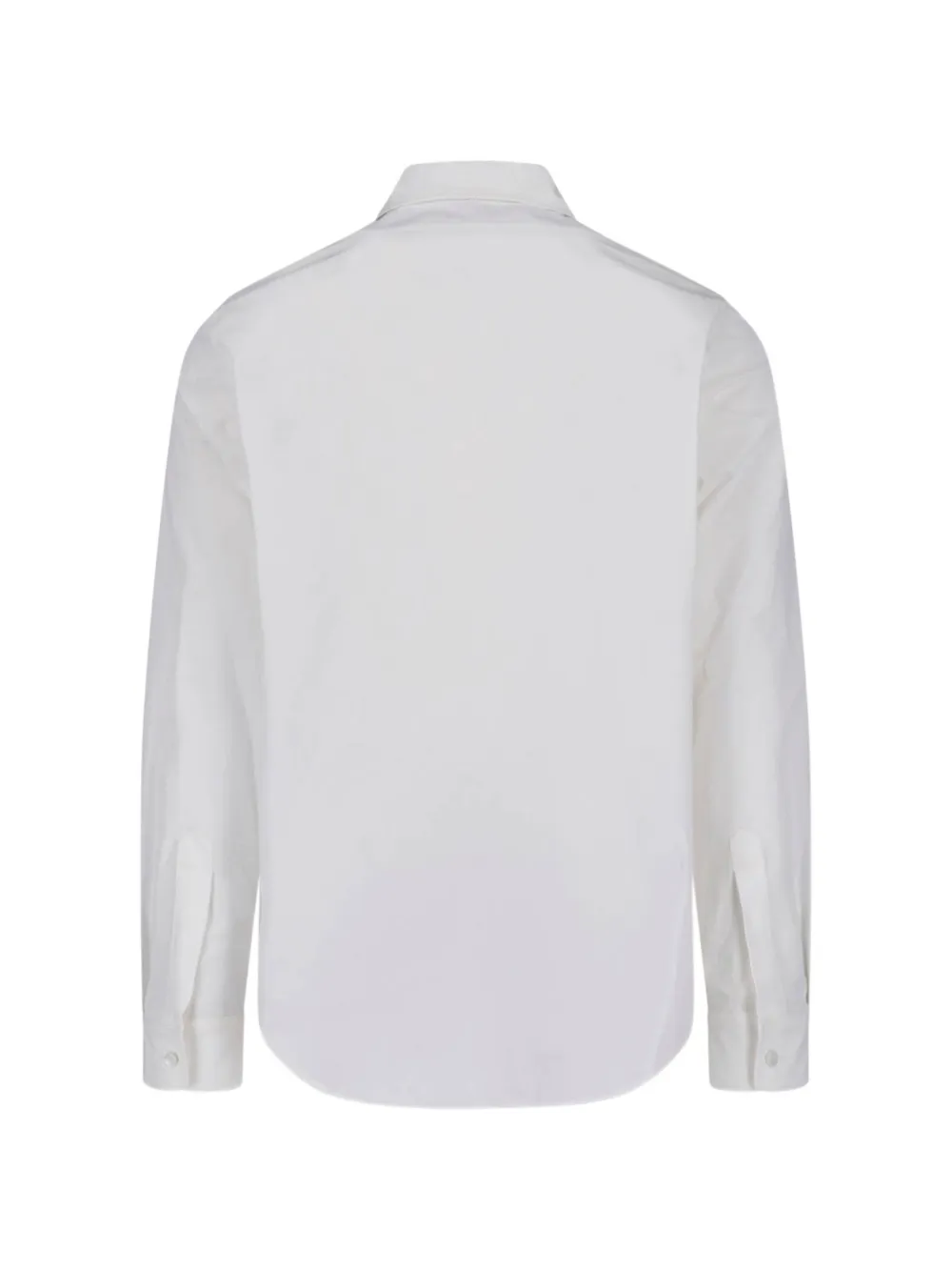 Jil Sander spread-collar button-up shirt Wit