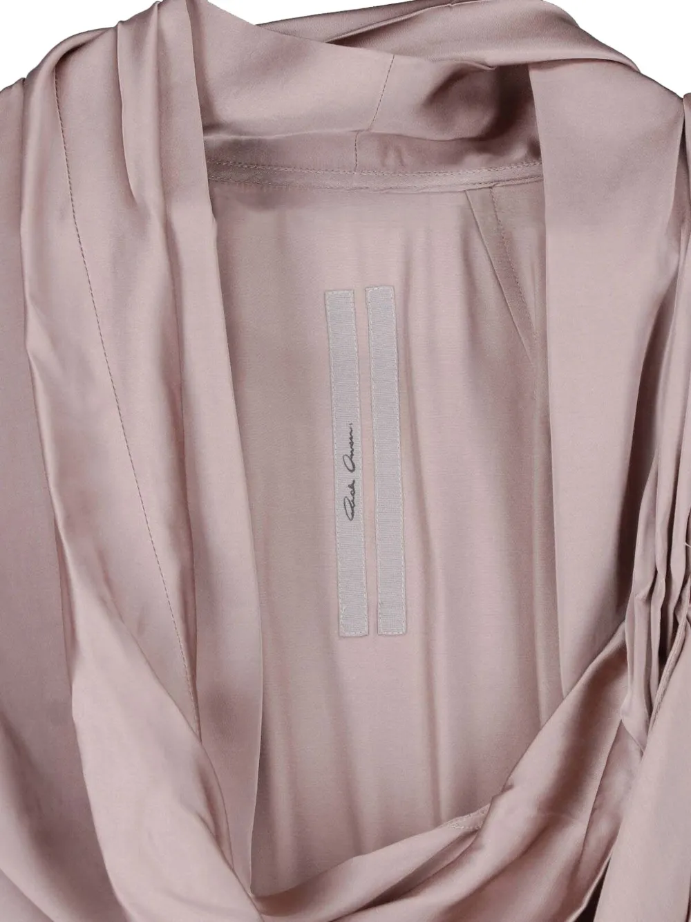 Rick Owens Laura blouse met striksluiting en wikkelstijl Roze