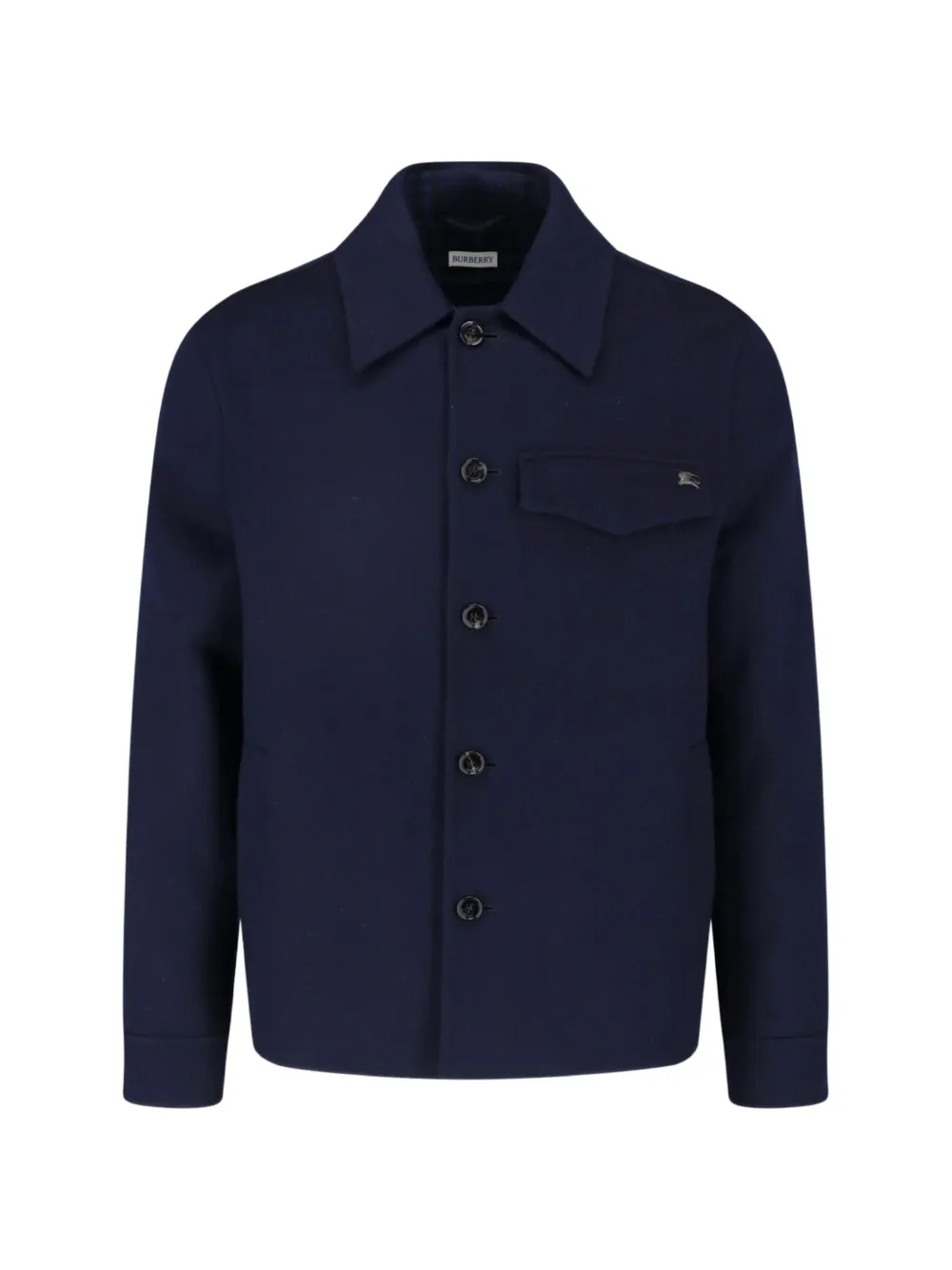 Burberry wool Thorn overshirt - Blu