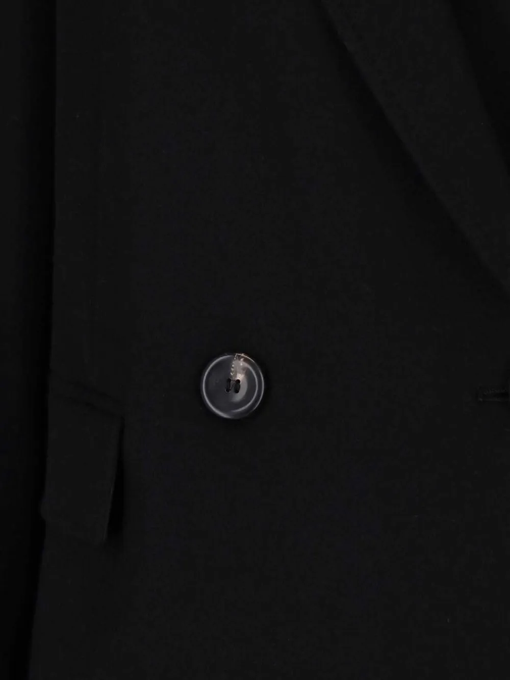 Max Mara Jack met dubbele rij knopen Zwart