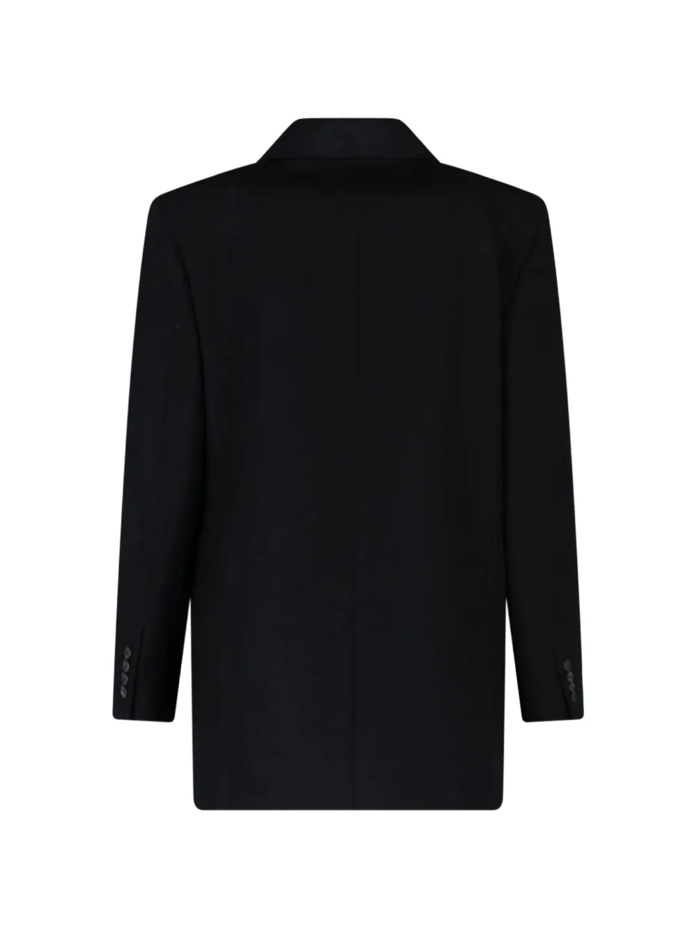 Max Mara Jack met dubbele rij knopen Zwart