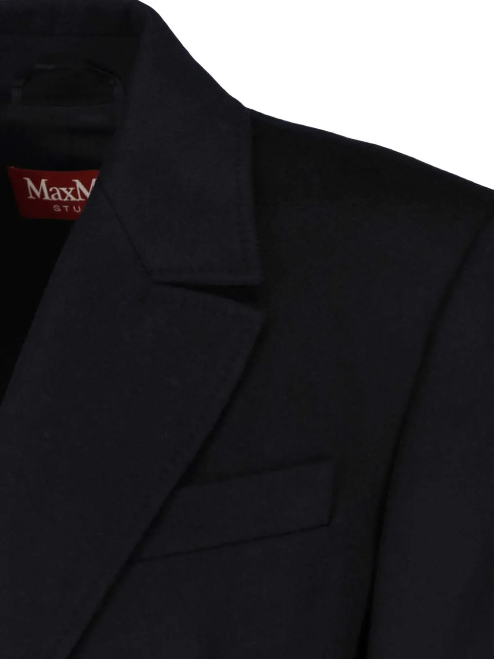 Max Mara Jack met dubbele rij knopen Zwart