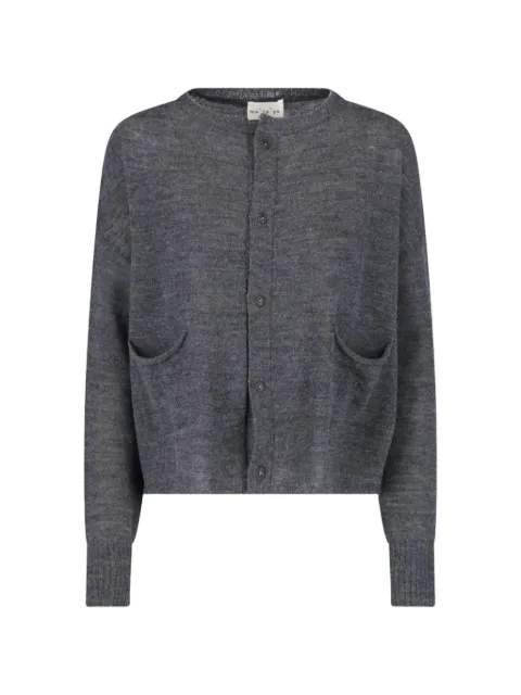 Ma'ry'ya button-up patch-pocket cardigan