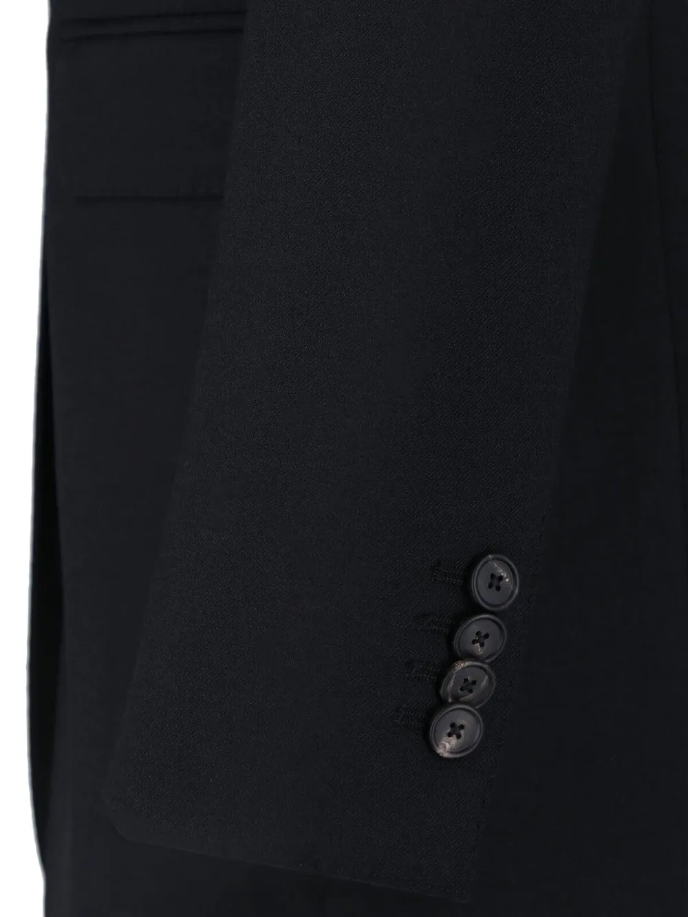 Tagliatore peak-lapels single-breasted jacket Zwart