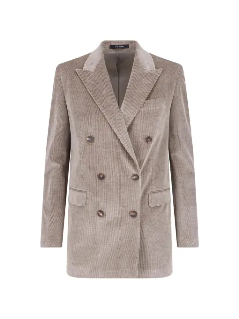 Tagliatore blazer de pana con doble botonadura