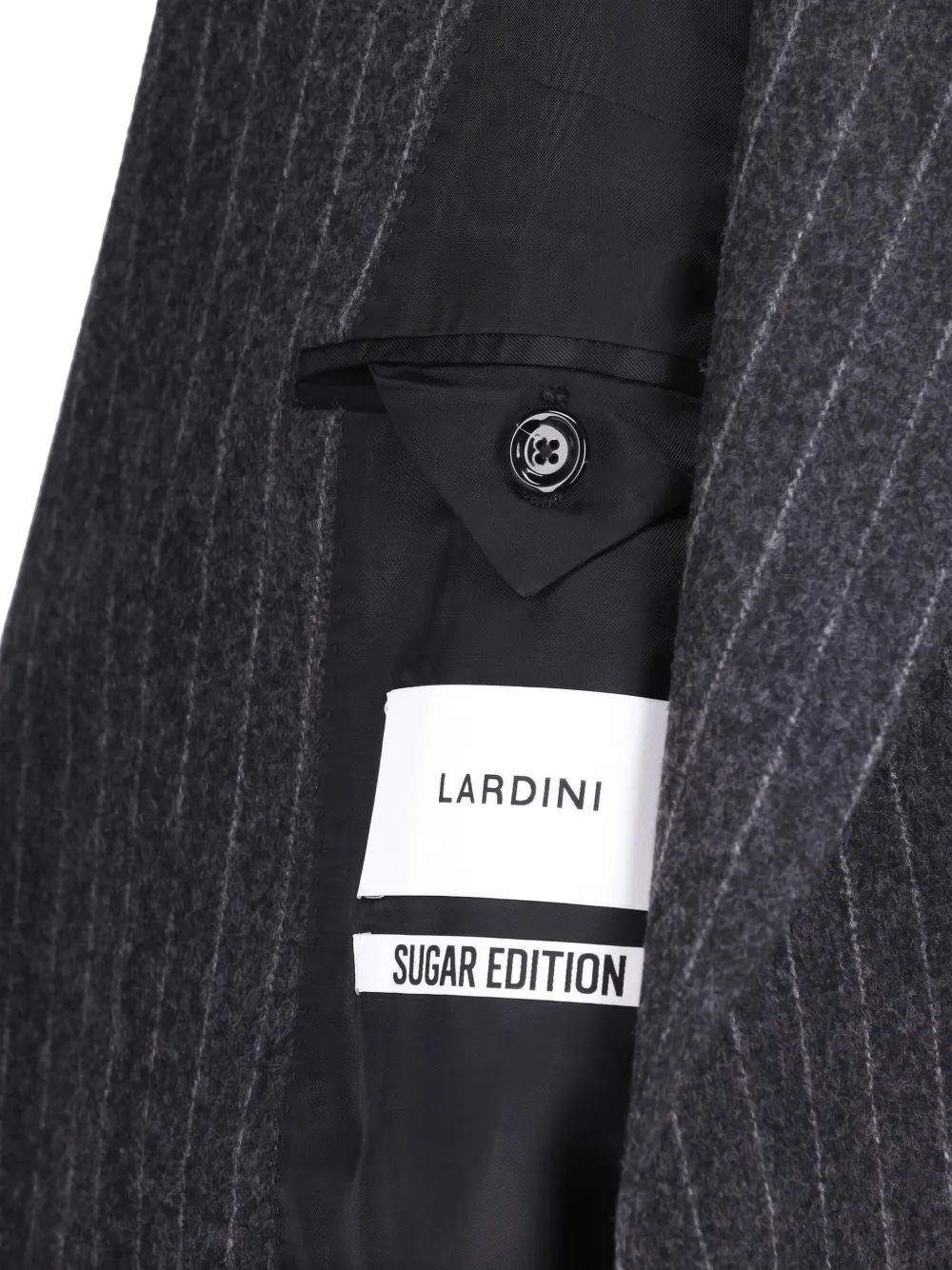 Lardini x Sugar pinstripe-pattern double-breasted suit - Grigio