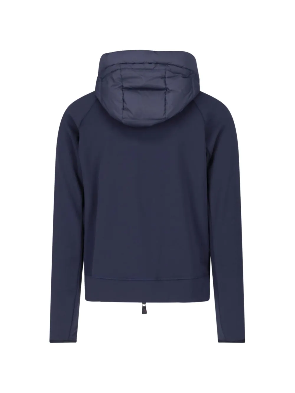 Moncler Grenoble Polartec quilted hooded padded jacket Blauw