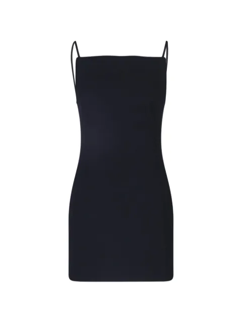 Givenchy Sliced square-neck spaghetti-strap mini dress