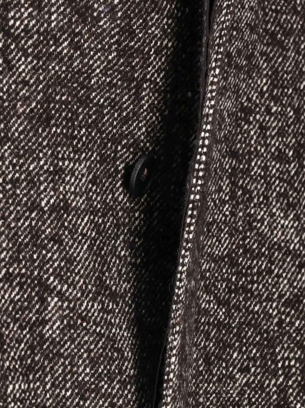 Tagliatore marl-pattern raglan-sleeve coat Bruin