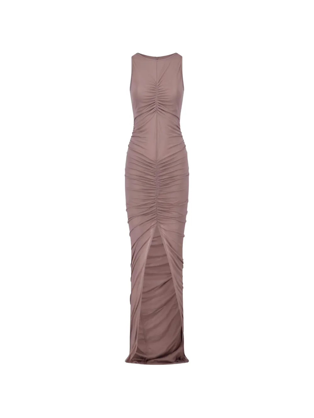 Rick Owens DRKSHDW V-neck column dress Paars
