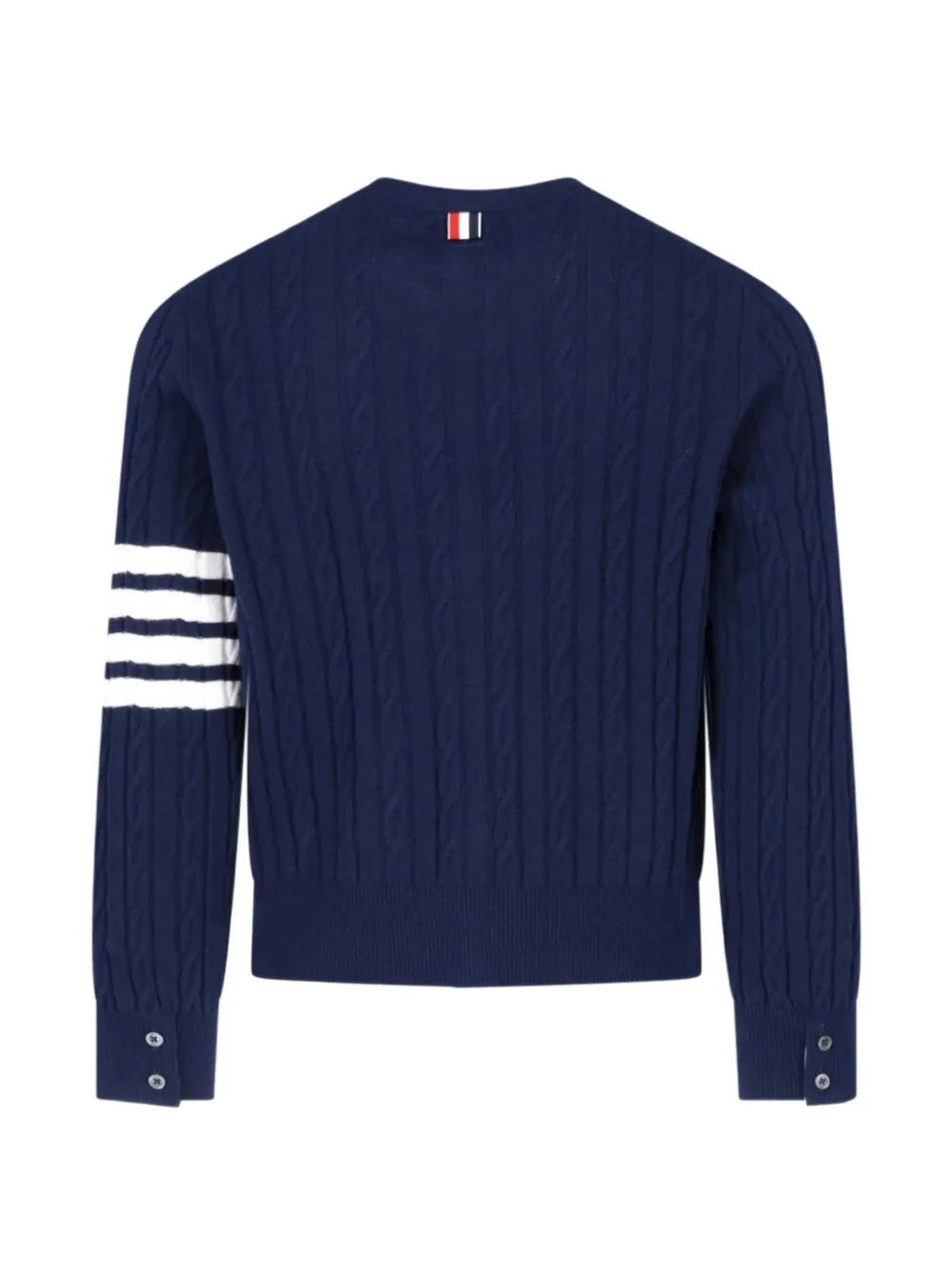 Thom Browne V-neck buttoned cardigan Blauw
