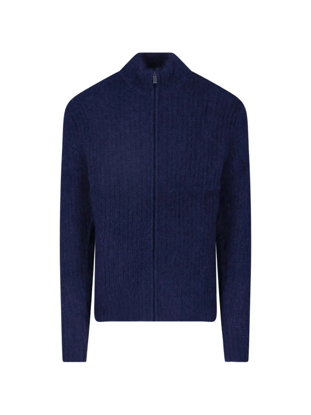 ASPESI zip-up ribbed-knit cardigan
