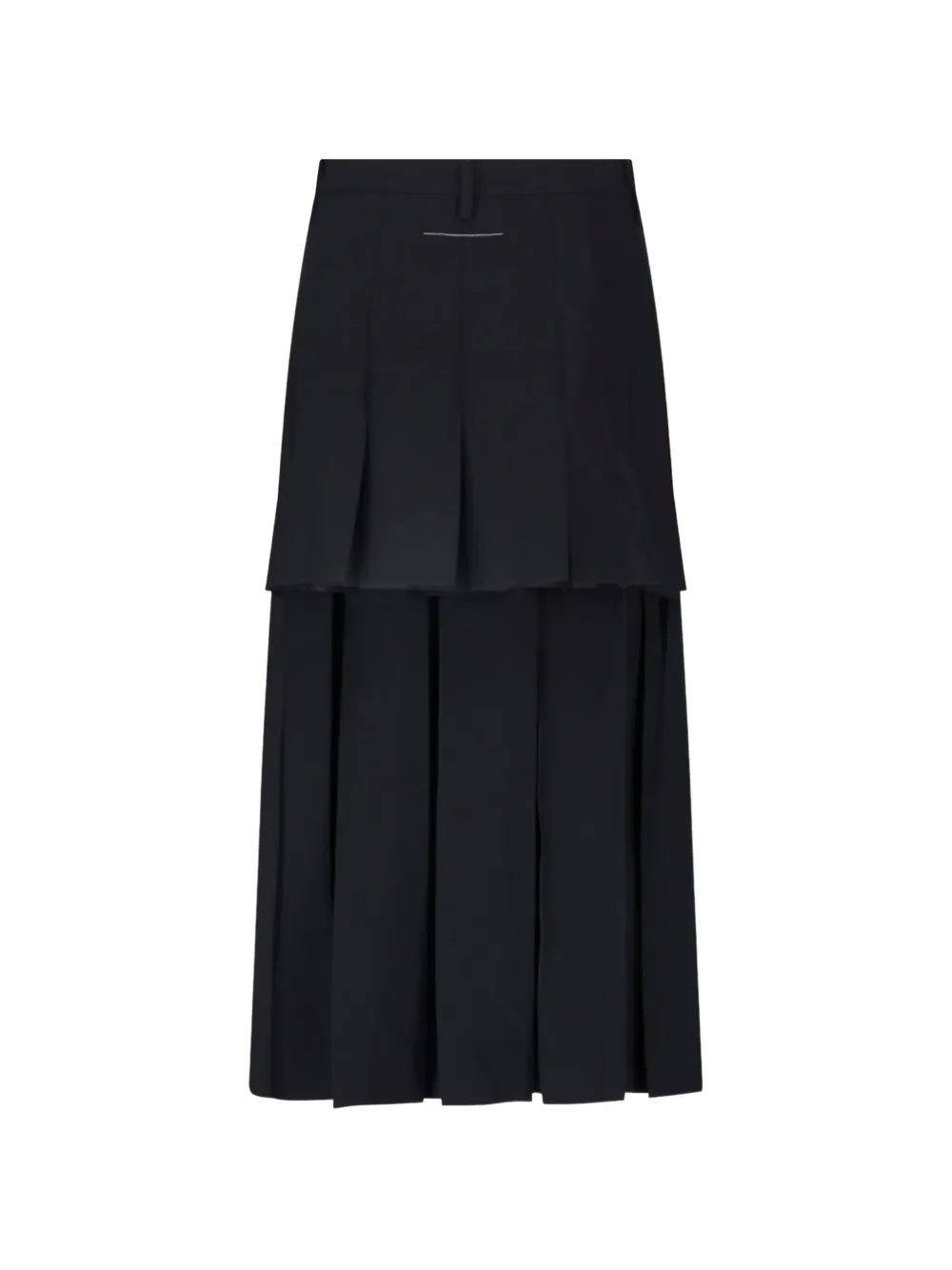 MM6 Maison Margiela Midi-plooirok Zwart