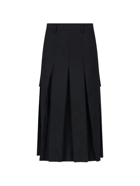 MM6 Maison Margiela pleated midi skirt