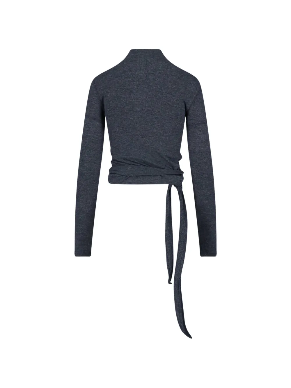 Low Classic button-up wrap-tie T-shirt Grijs