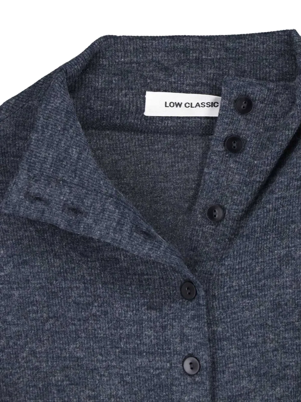 Low Classic button-up wrap-tie T-shirt Grijs