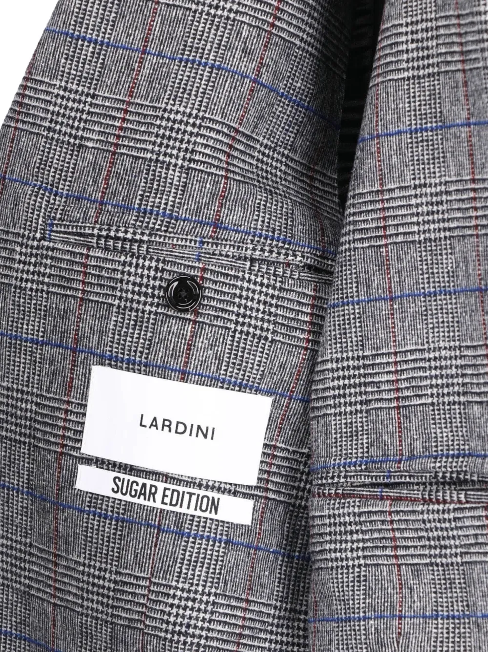 Lardini x Sugar jack met Prince of Wales-ruit Grijs
