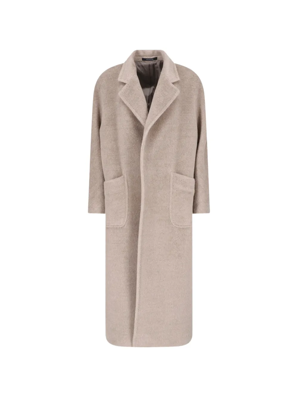 Tagliatore notch-lapel belted single-breasted coat - Toni neutri