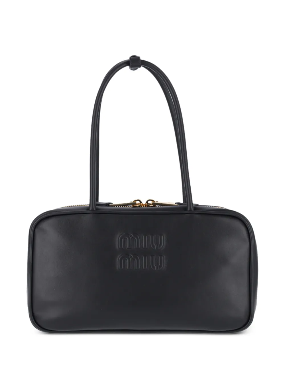 Miu Miu Beau leather top-handle bag - Schwarz