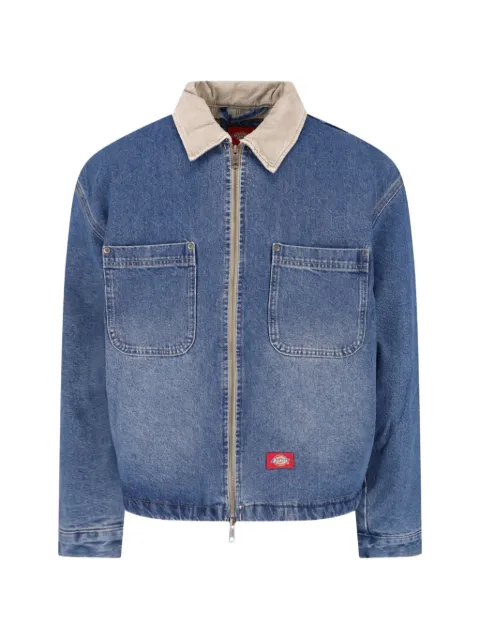 DICKIES corduroy-collar denim jacket