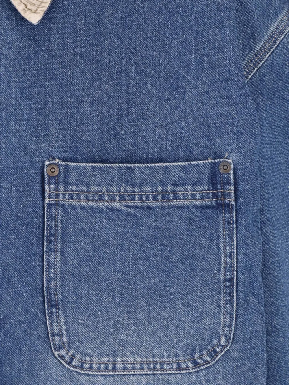 DICKIES corduroy-collar denim jacket Blauw